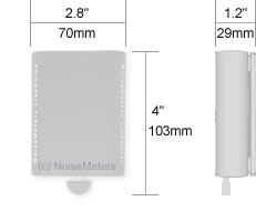 noise monitor dimensions